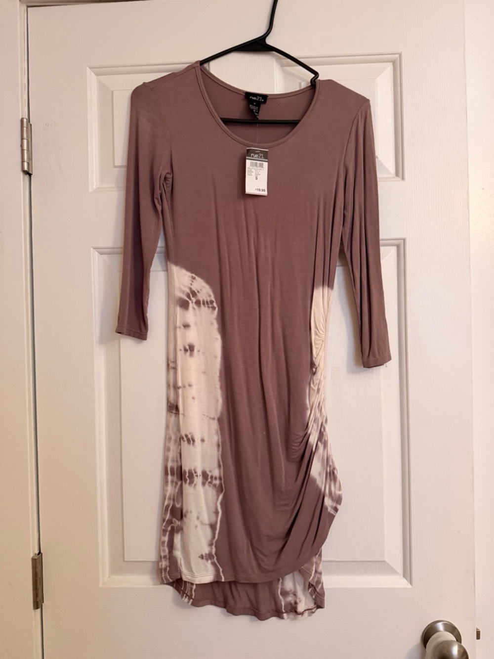 Mauve Tie-Dye Dress